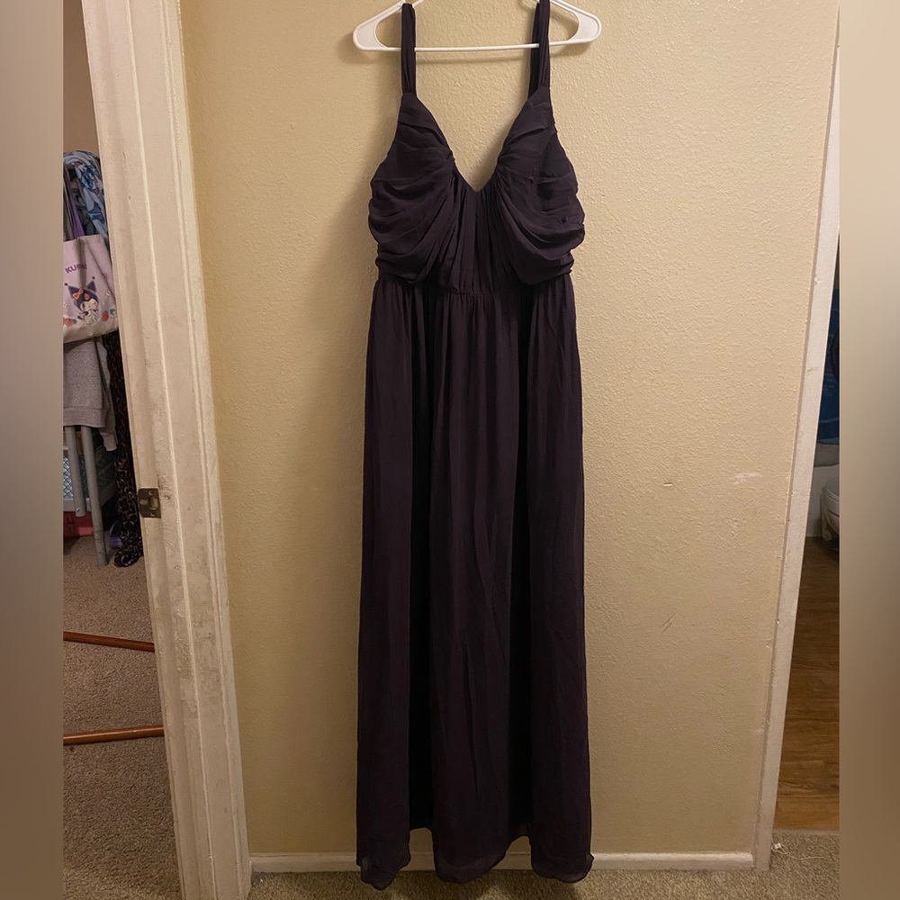 B3-Purple Chiffon Dress by Hayley Paige Occasions size 12